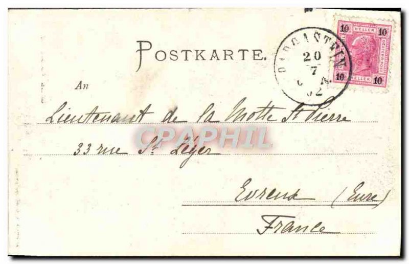 Old Postcard Bad Gasein