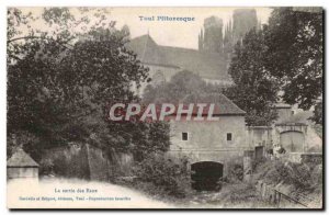 Toul Old Postcard The output water