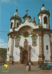 Brazil Postcard - Nossa Senhora Do Carmo Church, Sao Joao Del Rei RR15289