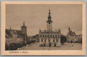 CHELMNO POLAND RYNEK VINTAGE POSTCARD