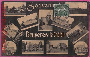 ak2226 - France - VINTAGE POSTCARD - Bruyeres-le-Chatel - 1908  NICE!!