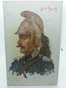 WW1 Soldier by Albert Beertz Postcard Posted 1915 Stamped Passed by Censor 538