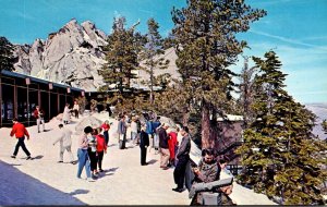 California Palm Springs Aerial Tramway Mountain Station Snow Covered Patio