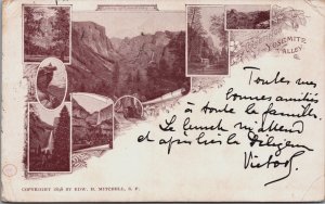 Greetings From Yosemite Valley Edw. H. Mitchell California Vintage Postcard C228