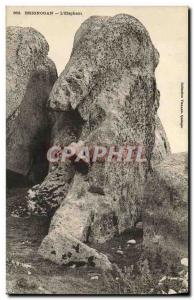 Old Postcard The Elephant Brignogan