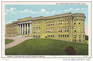 Central High School, PUEBLO, Colorado, 30-40's