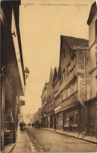 CPA CAEN - Vieilles Maisons rue Montoir (140527)