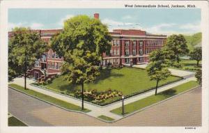 Michigan Jackson West Intermediate School Curteich