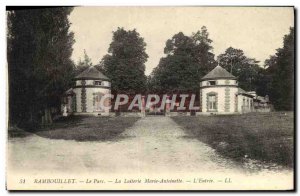 Old Postcard Rambouillet Park La Laiterie Marie Antoinette L & # 39Entree