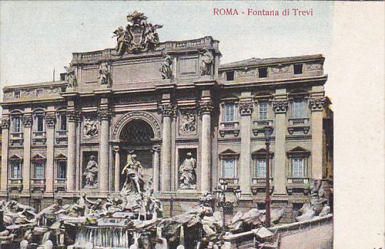 Italy Roma Rome Fontana di Trevi 1921