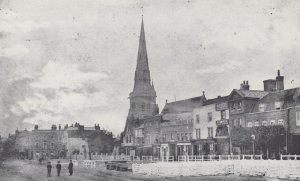 Number 18 Market Place Victorian Romford Essex in 1890 Postcard