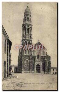 Postcard Old Saint Fiacre L & # 39eglise