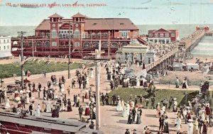 LONG BEACH CA CALIFORNIA-LOT OF 5 1910s POSTCARD WHARF-AUDITORIUM-HARBOR-PIER-