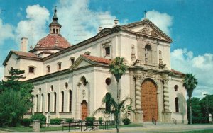 1961 St. Paul Catholic Church Richwood Avenue Daytona Beach Florida Postcard