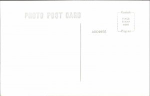 Newfoundland Front Lighthouse St. John's Harbor Real Photo Postcard 