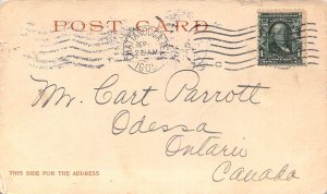 c.'05,  Civil War, Craven House, Lookout Mountain, Message, Undiv, Old Postcard