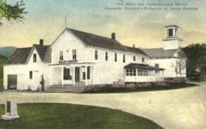 Post Office - Plymouth, Vermont VT Postcard