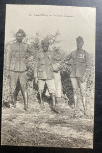 Mint French Africa Real Picture Postcard Senegalese Shooting Officers 