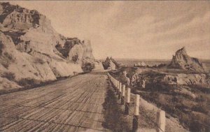 Cedar Pass Badlands Nat Monument South Dakota Albertype