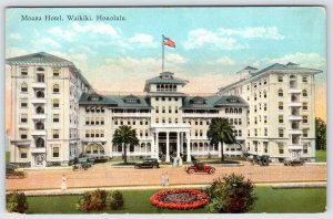 1920's MOANA HOTEL WAIKIKI HAWAII SOUTH SEAS CURIO SHOP ANTIQUE POSTCARD