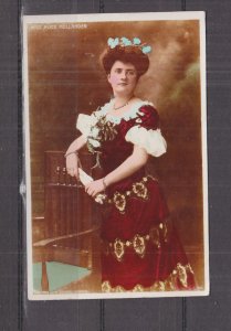 MISS ALICE HOLLANDER, 1909 ppc. used in New South Wales.