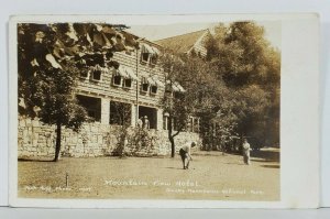 TN Mountain View Hotel RPPC Smokey Mountain National Park Jack Huff Postcard M19