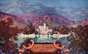 Vintage Postcard Broadmoor Social & Sports Center Colorado Springs Colorado CO