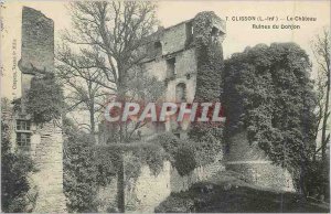 Postcard Old Clisson (I Inf) The Castle Ruins Dungeon