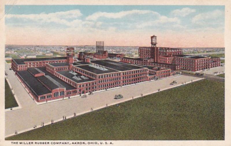 Ohio Akron The Miller Rubber Company Curteich