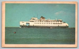 American   Steamship  Nantucket  Massachusetts  Postcard