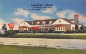 North East Maryland Madison House Street View Antique Postcard K101464