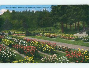 Linen ROSE GARDEN & PARK SCENE Portland Oregon OR r8485