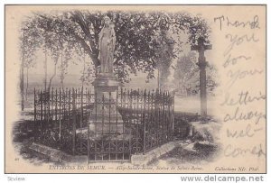 Alize-Sainte-Reine, Statue De Sainte-Reine, Environs De Semur (Côte-d'Or), F...