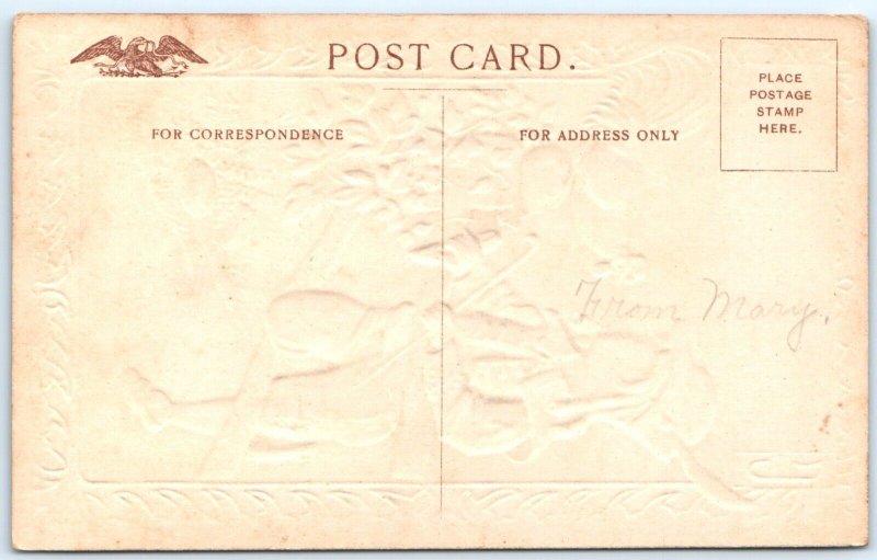 x3 c1910s Nursery Rhymes PC LOT Cock-A-Doodle-Do Little Bo-Peep, Curly-Locks A67