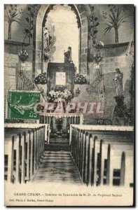 Postcard Old Grand Champ Interior of N D Shrine of Perpetual Secours