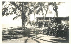 Postcard RPPC Hawaii Honolulu Ocean Terrace Halekulani 1920s 23-7245