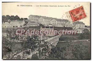 Old Postcard Perigueux The New Barracks From Ardant