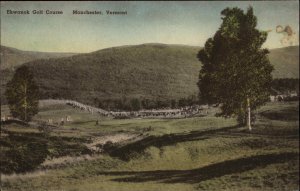 Manchester Vermont VT Ekwanok Golf Course Albertype Vintage Postcard