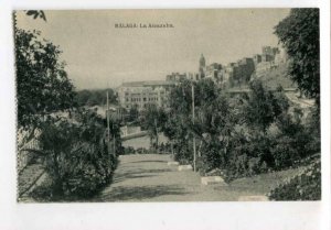 299791 SPAIN MALAGA La Alcazaba Vintage postcard