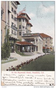 PASADENA, California, PU-1906; At The Raymond Hotel