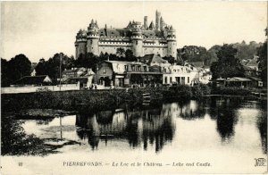 CPA Pierrefonds- Le Lac et le Chateau FRANCE (1020290)