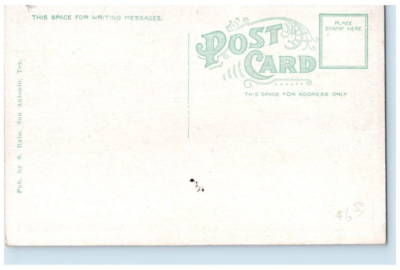 c1910's Dirigible Starting On Scouting Trip Kelly Fields San Antonio TX Postcard