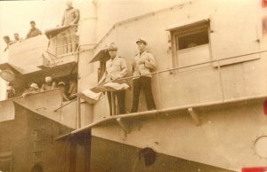 Real Photo, U.S. Navy Shellback/Equator Ceremony,(#10) Old Postcard