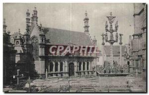 Old Postcard Saint Thegonnec (Finistere) Calvary