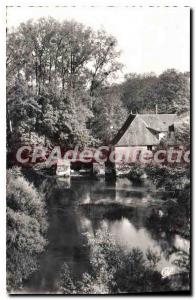 Old Postcard La Roche Posay The Mill and the Creuse