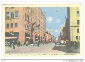 St. Catherine Street, Montreal, Quebec, Canada, 1930-1940s