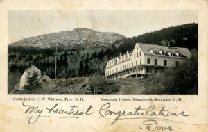 NH - Mt Monadnock.  Mountain House (Hotel)