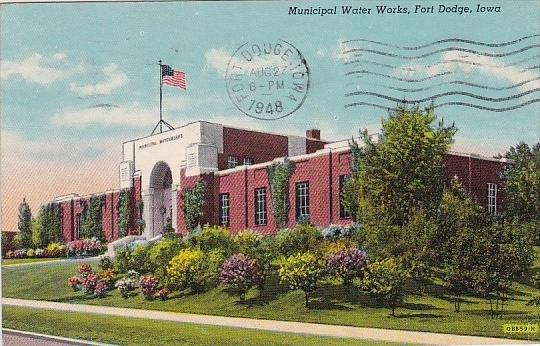 Municipal Water Works Fort Dodge Iowa 1948