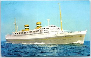 Postcard - s.s. Nieuw Amsterdam - Holland-America Line