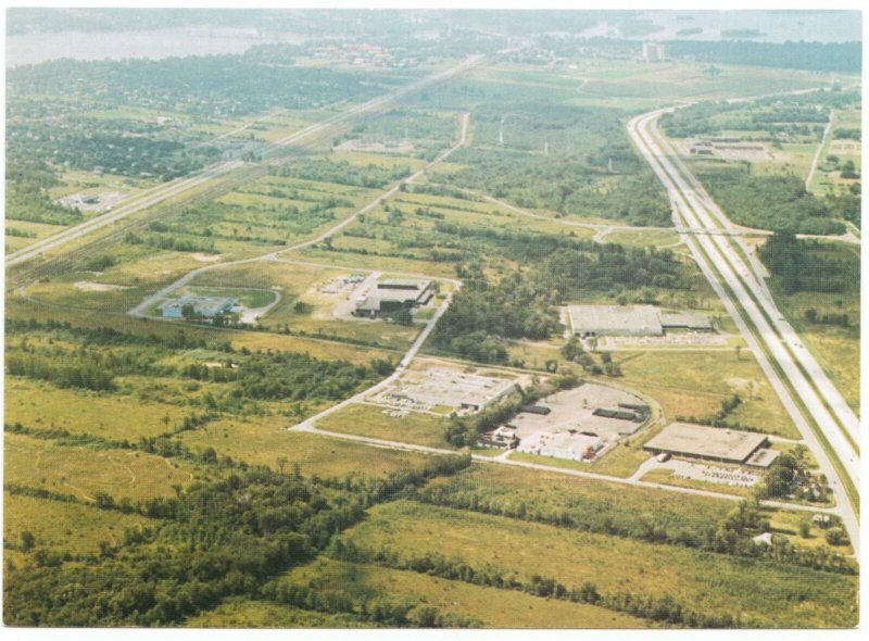 Montreal Baie d'Urfe QC Industrial Park Highway 20 and 40 Postcard